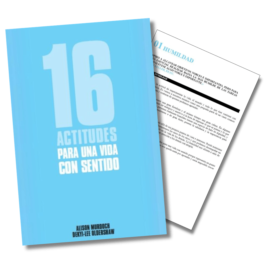 Las 16 Actitudes para una vida con sentido, de Alison Murdoch y Dekyi Lee Oldershaw